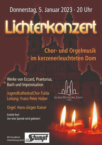 Lichterkonzert Flyer